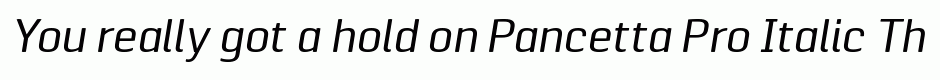 Pancetta Pro Italic