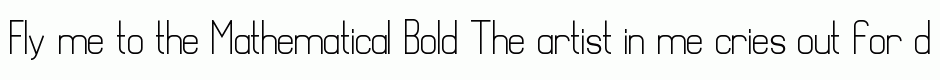 Mathematical Bold
