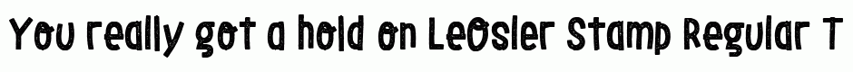 LeOsler Stamp Regular