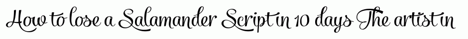 Salamander Script