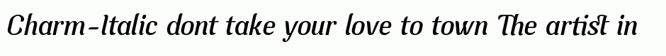Charm-Italic
