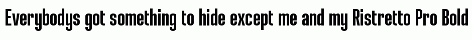 Ristretto Pro Bold