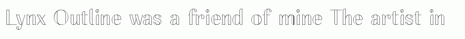 Lynx Outline
