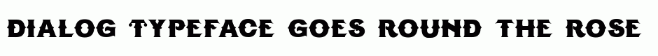 Dialog Typeface