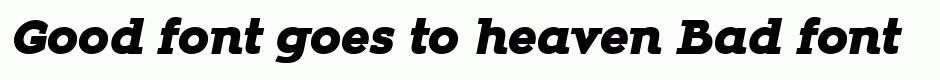 Zona Black Slab Italic