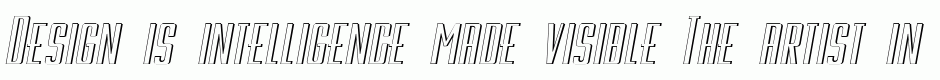 Galah Panjang Italic