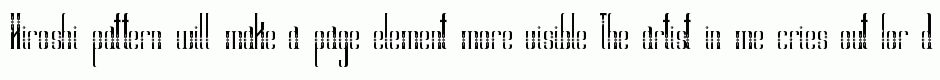 Hiroshi pattern