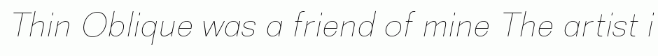 Thin Oblique