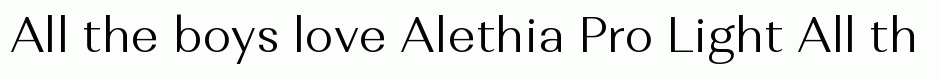 Alethia Pro Light