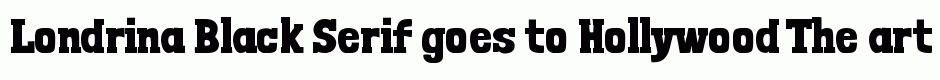 Londrina Black Serif