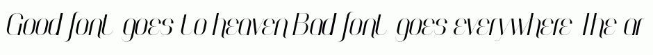 Faddish bold italic