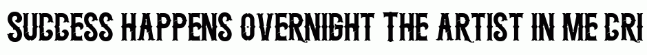 Midnight Show typeface