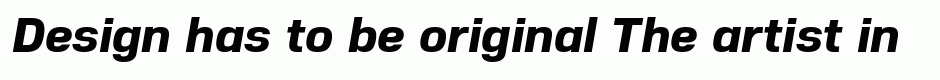 Nuber Heavy Italic