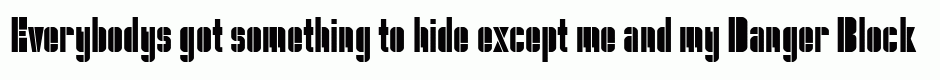 Danger Block