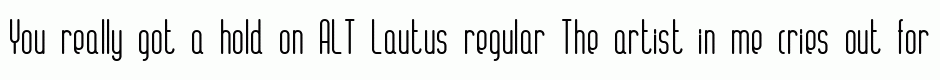 ALT Lautus regular