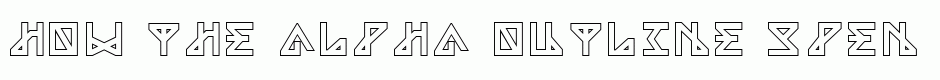 Alpha Outline