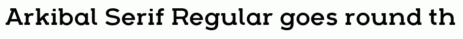 Arkibal Serif Regular