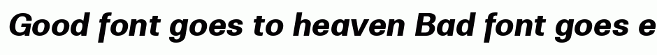 Clinica Pro Bold Italic