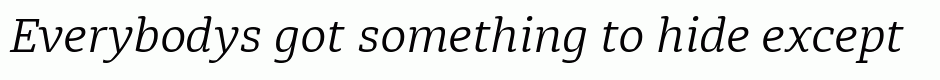 Diaria Pro Light Italic