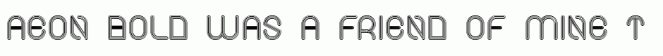 Aeon bold