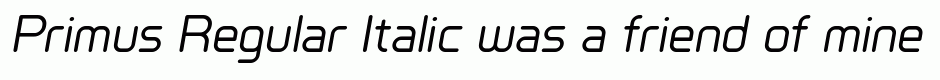 Primus Regular Italic