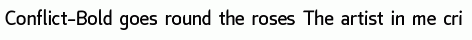 Conflict-Bold