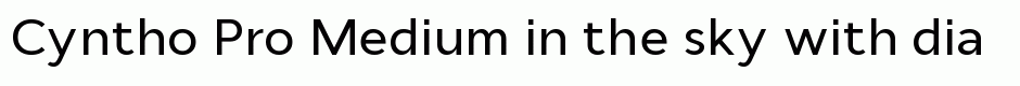 Cyntho Pro Medium