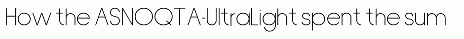 ASNOQTA-UltraLight