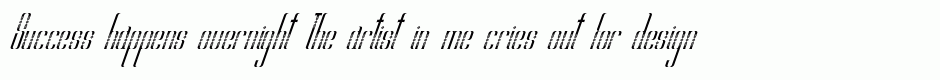 Hiroshi pattern italic
