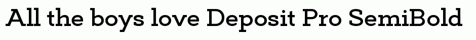 Deposit Pro SemiBold
