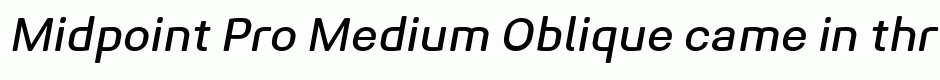 Midpoint Pro Medium Oblique