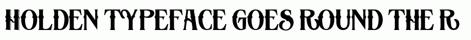 Holden typeface