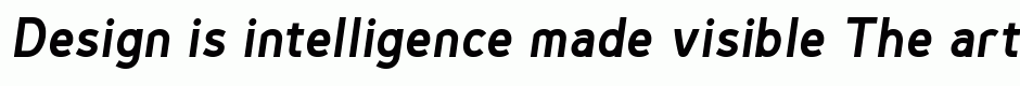 Genius Bold Italic