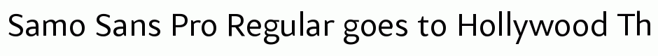 Samo Sans Pro Regular