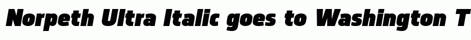 Norpeth Ultra Italic