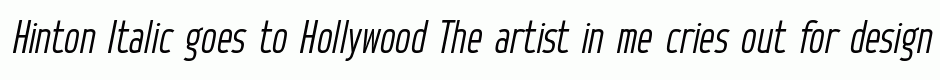 Hinton Italic