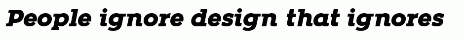 Zona Black Slab Italic