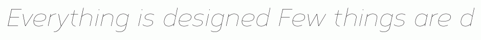 Corbert Thin Italic