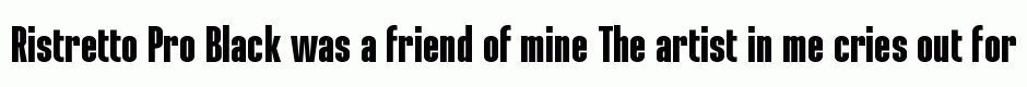 Ristretto Pro Black