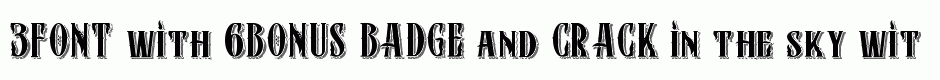 3FONT with 6BONUS BADGE and CRACK