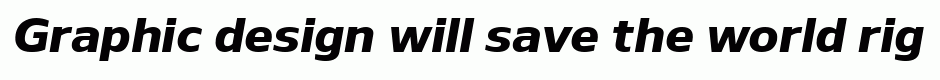Nauman ExtraBold Italic