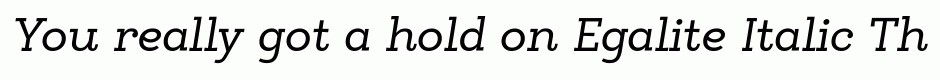 Egalite Italic