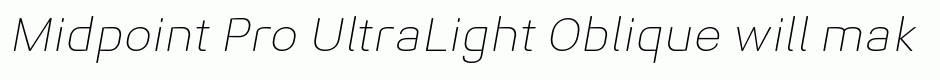 Midpoint Pro UltraLight Oblique