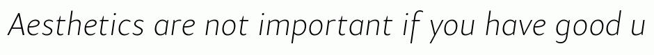Samo Sans Pro Thin Italic