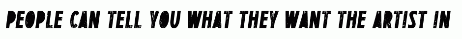BENITO Stencil italic