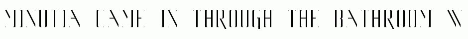 MINUTIA
