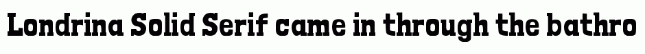 Londrina Solid Serif
