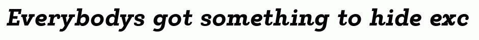 Egalite Bold Italic