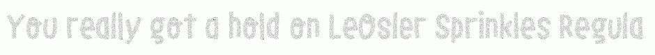 LeOsler Sprinkles Regular