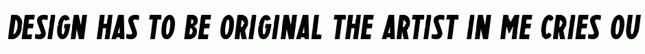 Benito clean italic
